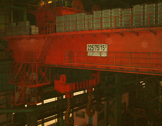 (225-75-15t)鑄造起重機用于承德田豐鋼廠